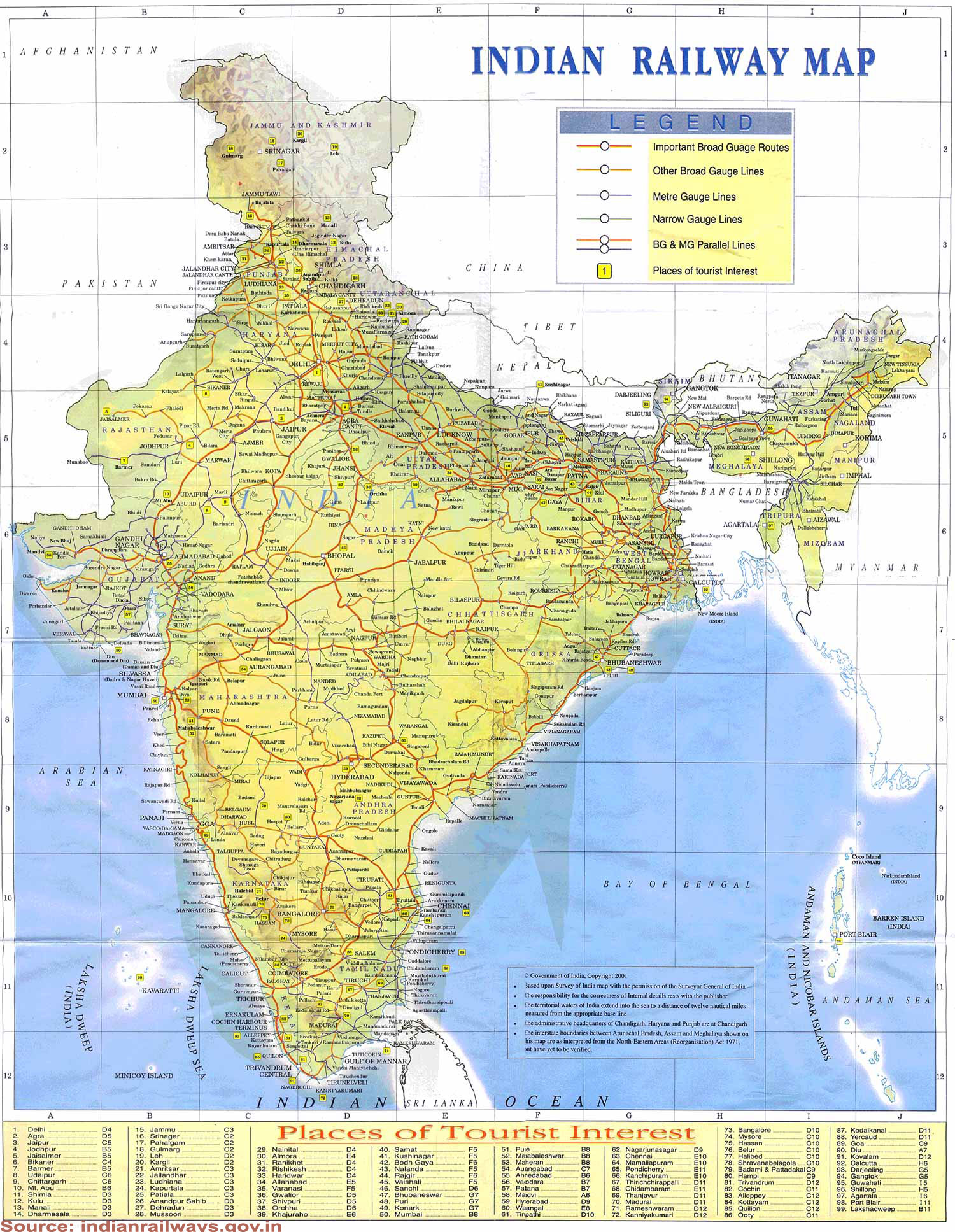 Indian Rail Map Download Download All India Railways Map | Book Rail Ticket India